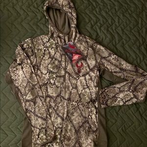 Badlands hunting variant merino wool hoodie NWT